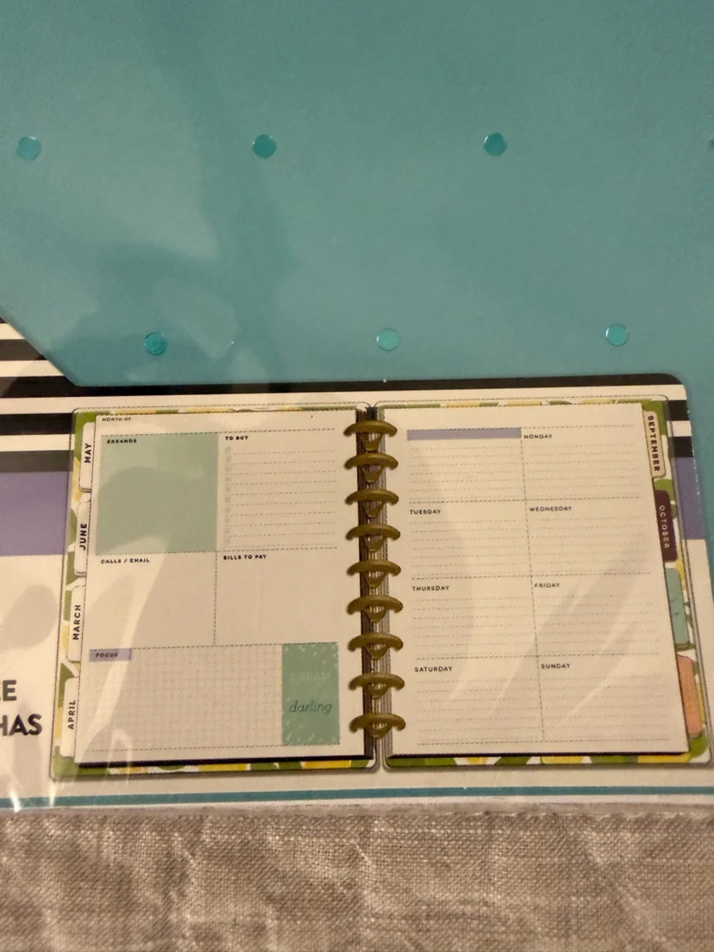 The Happy Planner She’s A Dreamer, A Doer, A Thinker Calendar Extension Pack